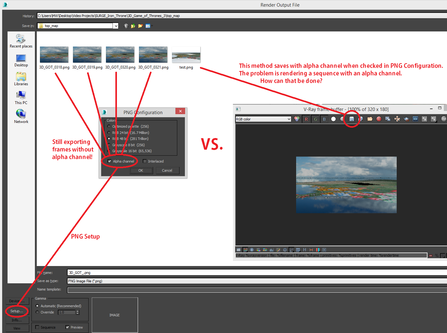 transparency is not showing in sketchup with vray